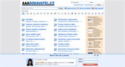 Desktop Screenshot of aaadodavatel.cz