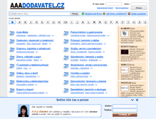 Tablet Screenshot of aaadodavatel.cz
